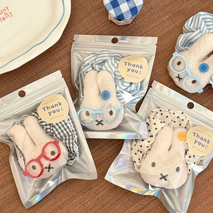 Cute Cartoon Bunny Hair Ties - 1/3PCS Sweet Ponytail Accessories for Girls & Women Miffy-Inspired Style