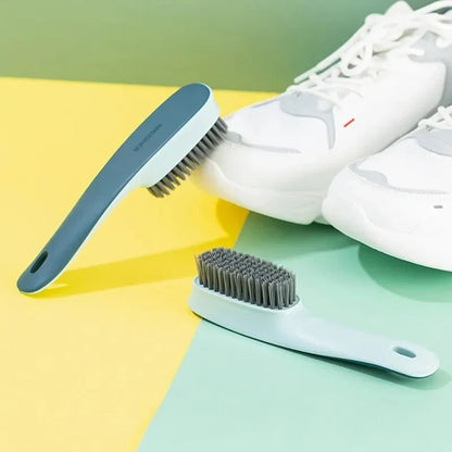 Multi-Purpose Shoe Cleaning Brush - Plastic Scrubbing Tool for Shoes, Clothes & Household Cleaning Tasks