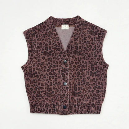 AW26 Denim Leopard Kids Clothing Collection - Boys Girls Dress Skirt Shirt Vest and Overalls Fashion Set