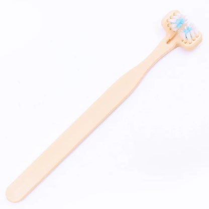 Double Sided Dog Toothbrush Set - 2pcs Pet Oral Care Toothbrushes for Teeth Cleaning and Dental Hygiene