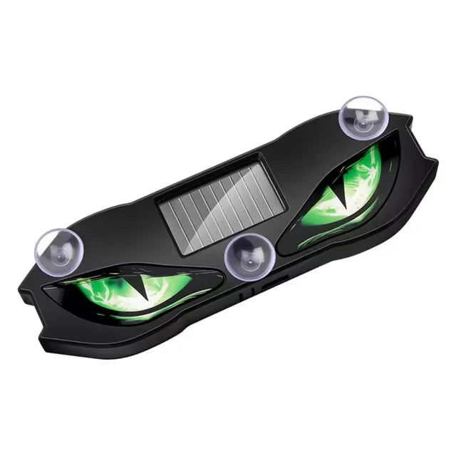 KEVANLY Solar Demon Eye Car Light - Dynamic Flashing Safety Warning & Vehicle Signal Light