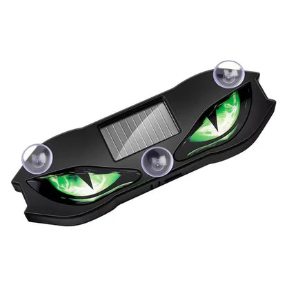 KEVANLY Solar Demon Eye Car Light - Dynamic Flashing Safety Warning & Vehicle Signal Light