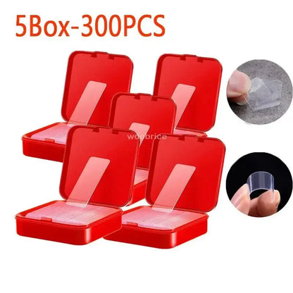 Nano Double Sided Adhesive Tape - Reusable Waterproof Transparent Wall Mount Sticker with Strong Grip