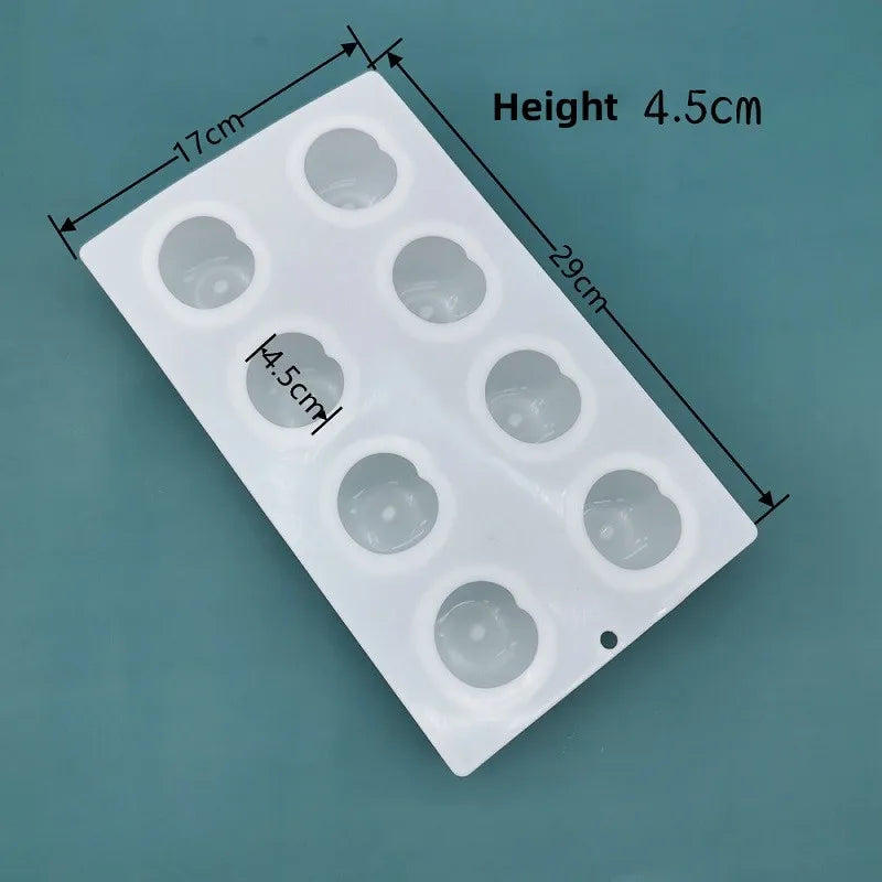 French Dessert 3D Lemon Silicone Mold – Cake, Brownie & Mousse Decorating Pastry Baking Tool