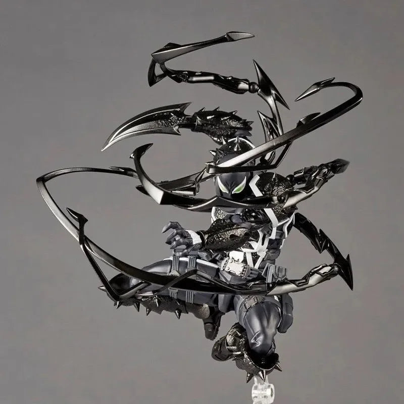Venom Revoltech Amazing Yamaguchi Agent Venom Figure - Eugene Thompson Anime Model for Collection & Gifts