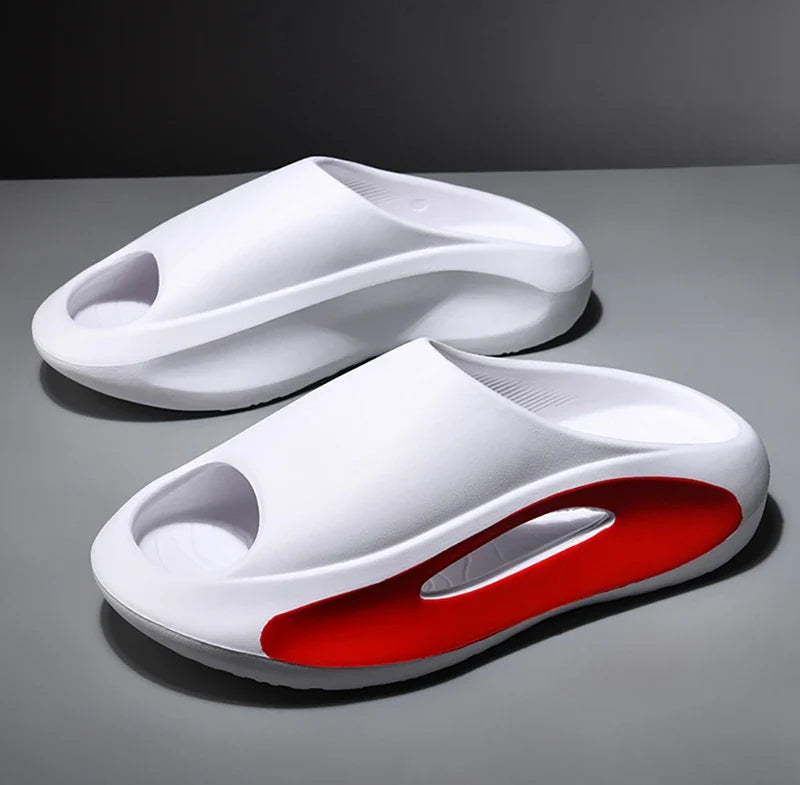 Summer Thick Sole Slippers for Men & Women – Soft EVA Indoor Slides, Beach Sandals & Flip Flops