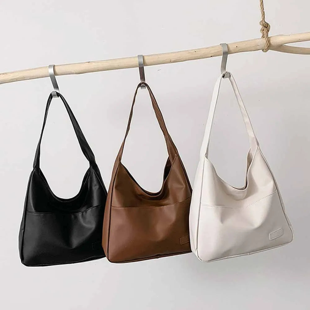 Fashionable Minimalist Retro Shoulder Bag – Large Capacity Handbag & Casual Commuting Tote Bag