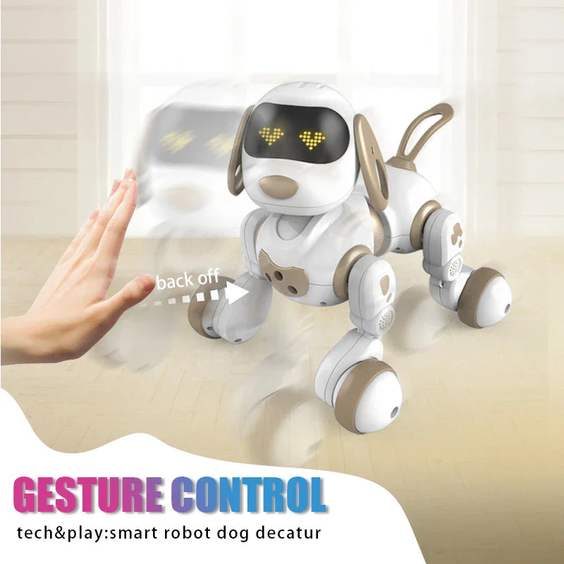 Funny RC Robot Dog – Electronic Stunt Dog with Voice Commands, Touch-Sense, and Music for Boys and Girls, Model 18011