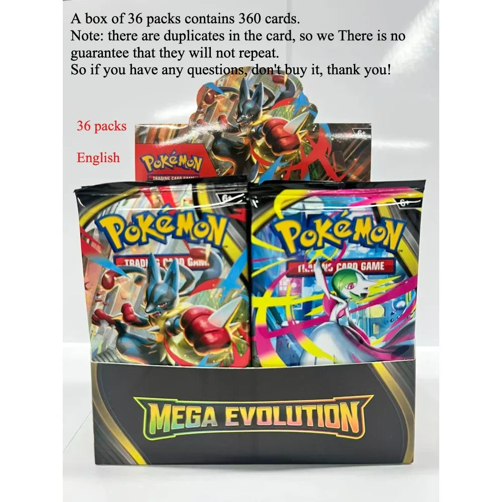 Pokemon TCG Mega Evolution Booster Box - English Trading Cards Phantasmal Flames Ascended Heroes Pack Set