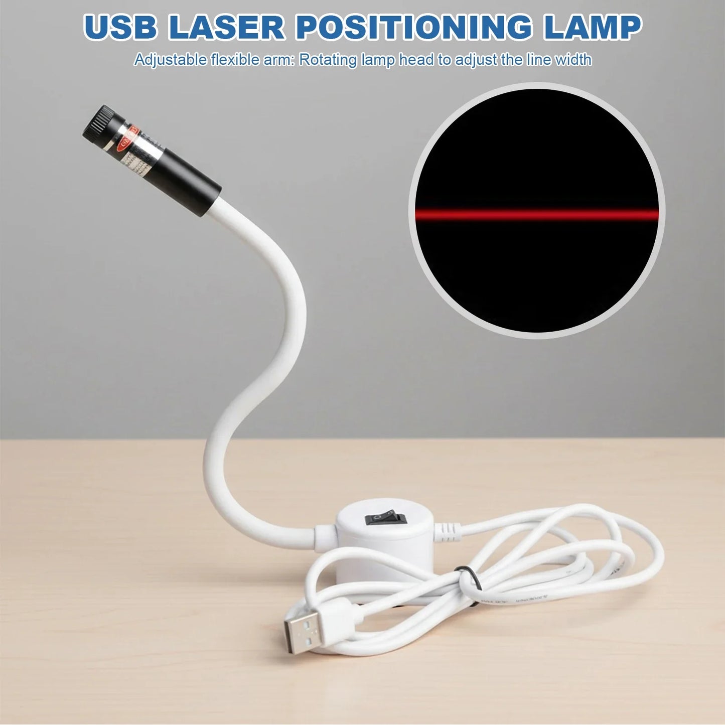 Sewing Vision Guide Light - USB Magnetic Laser Line & Cross Positioning Beam for Quilting and Sewing Machines