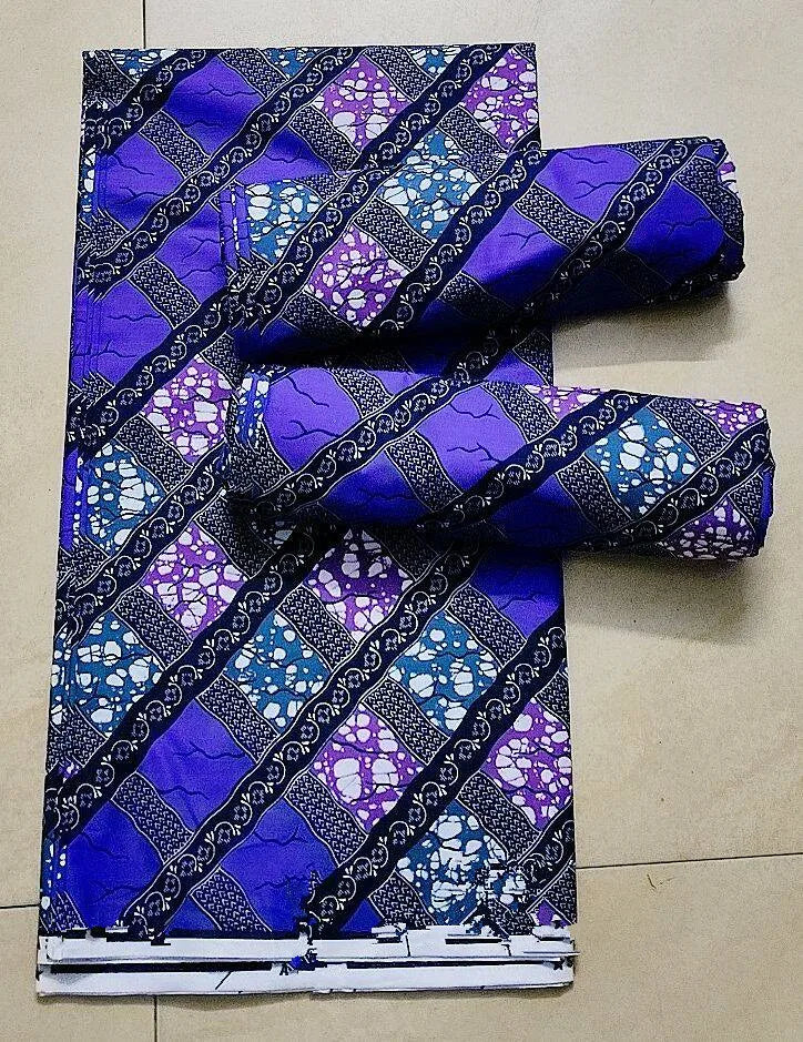 African Ankara Wax Print Fabric - 100% Cotton Batik Patchwork Sewing Material for Dresses & Crafts
