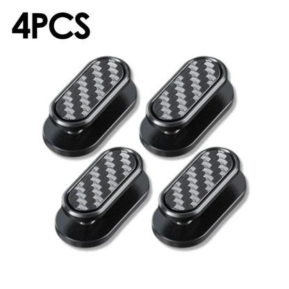 Car Invisible Small Hooks – Carbon Fiber Self-Adhesive Dashboard Wall Hook for USB Cable, Headphones, Keys, Car Interior Organizer