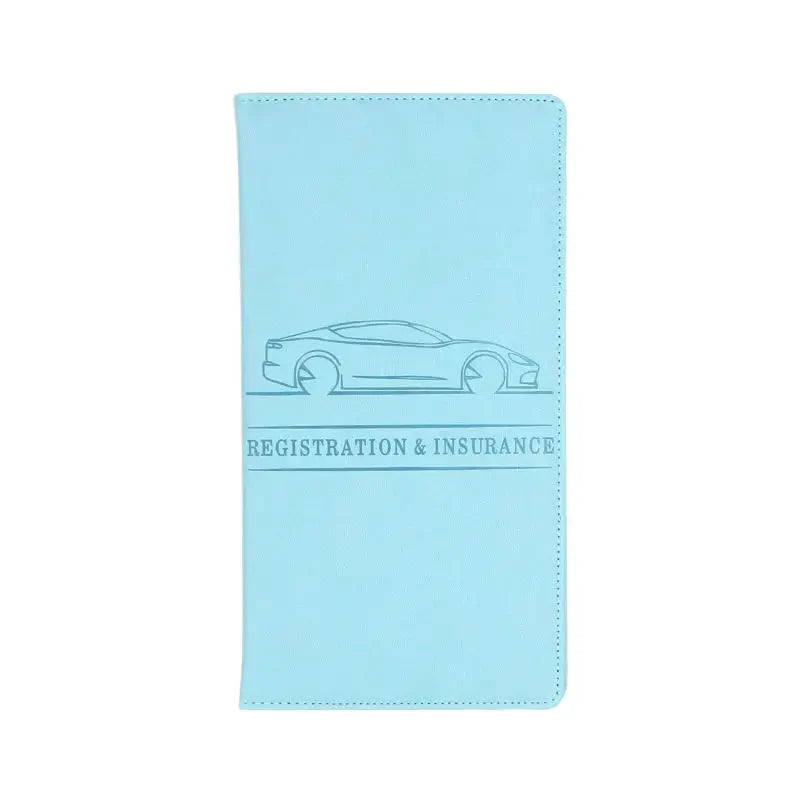 Car Document Holder — Registration & Insurance Organizer for Auto and Truck, Essential Driver Compartment Accessory