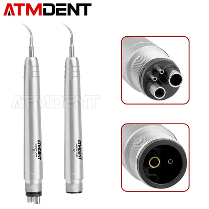 Dental Ultrasonic Air Scaler with 3 Tips – Tooth Calculus Remover & Cleaner Handpiece for Teeth Whitening, Dentist Lab Tool