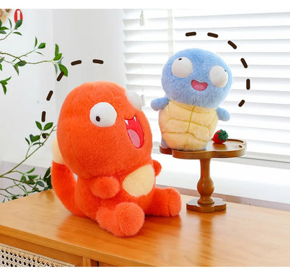 23cm Cute Pokemon Plush Toys — Pikachu, Charizard & Squirtle Soft Sleeping Pillow Dolls, Christmas Gift