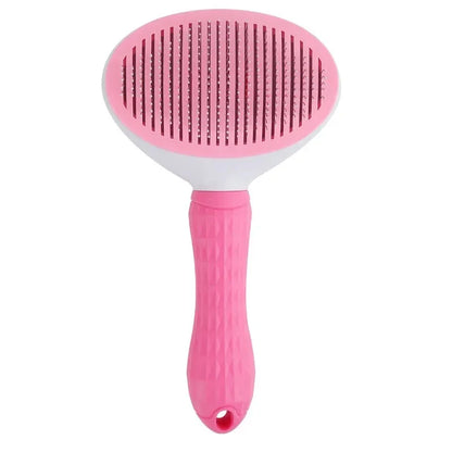 Pet Cat & Dog Hair Brush – Stainless Steel Grooming Comb for Long Hair Pets, Dog Cleaning & Care Accessories