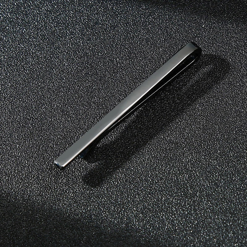Men’s Fashion Tie Clip Pin - Metal Necktie Bar for Business, Wedding & Party Suit Accessories Gift