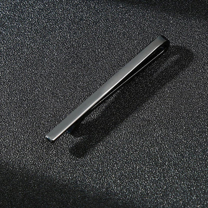 Men’s Fashion Tie Clip Pin - Metal Necktie Bar for Business, Wedding & Party Suit Accessories Gift