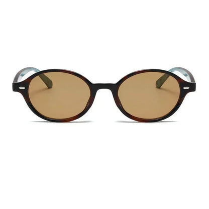 Retro Oval Rivet Sunglasses for Women & Men – UV400 Vintage Fashion Eyewear