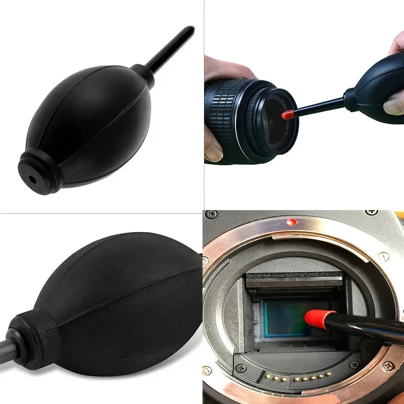 SLR Digital & Mirrorless Camera Cleaning Kit — Includes Air Blower, Lens Cloth for Canon, Nikon, Laptop, Keyboard