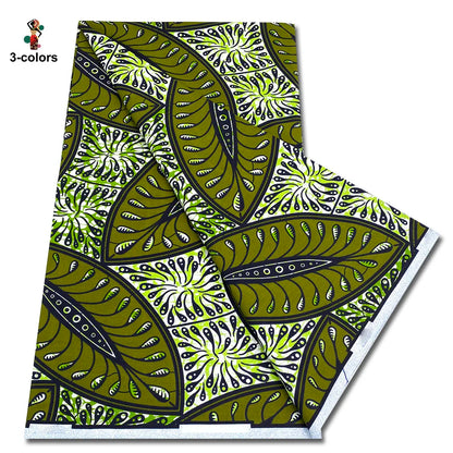 African Ankara Wax Fabric - 100% Cotton Soft Pink Pagne Fashion Print