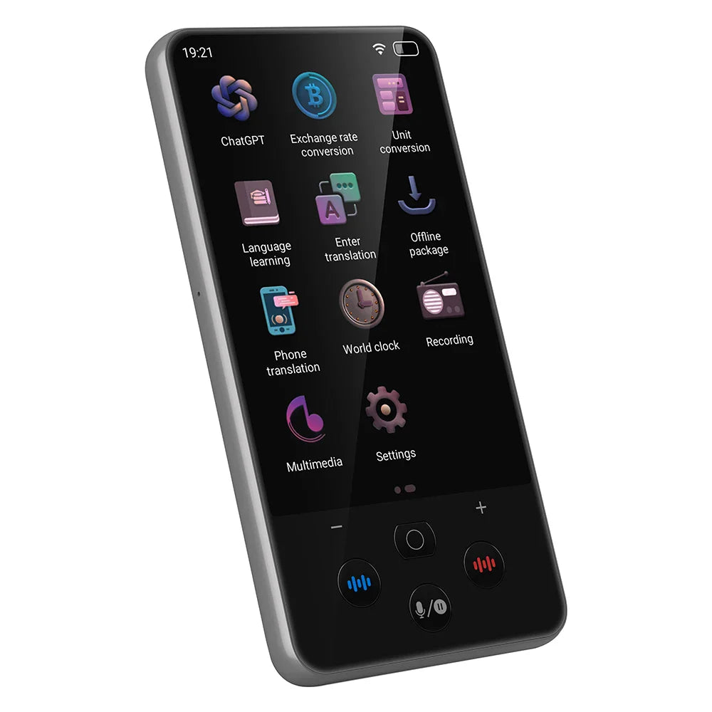 S85 Pro Language Translator Device – 138 Languages, 4-Inch Screen, Offline Voice & Video Translation, 8GB Storage, 2000mAh Battery