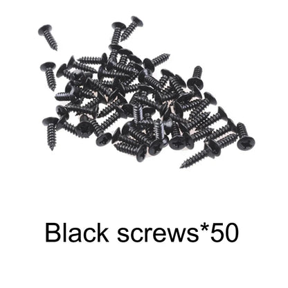 Electric Guitar Bass Pickguard Screws - 3x12mm Protective Plate Rear Cover Screws with Storage Box