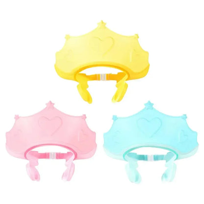 Kids Hair Wash Shower Cap - Adjustable Soft Bath Hat with Ear Protection for Baby Shampoo Time