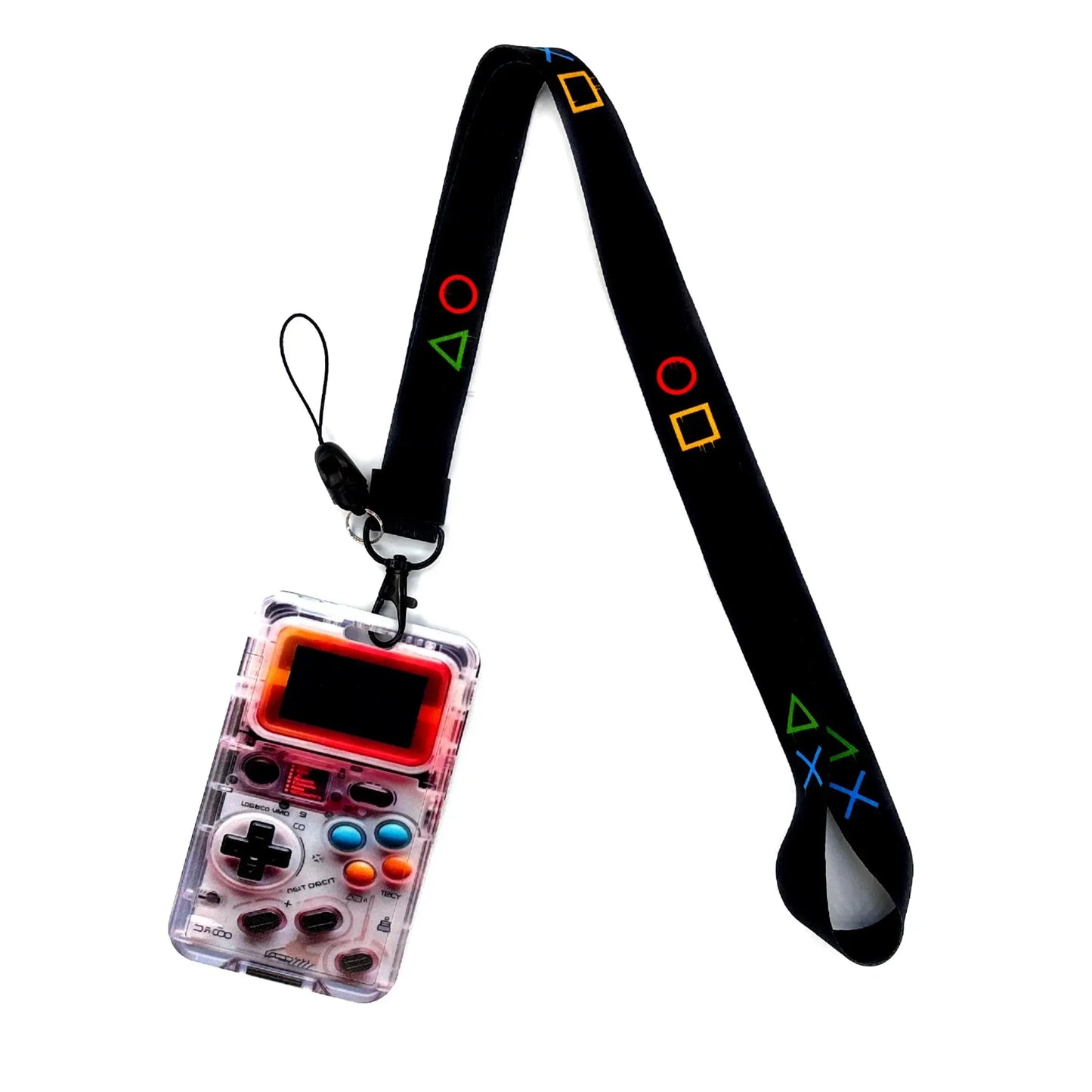 Gamer ID Card Holder Lanyard — Cool Credential Neck Strap & Badge Keychain for Men & Women
