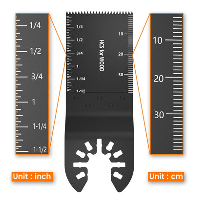 Oscillating Multi-Tool Saw Blades Set (10/60/100Pcs) – Fast Cutting Renovator Blades for Wood, Metal & Plastic Multi-Function Cutter Kit
