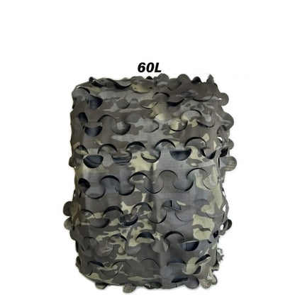 3D Camo Backpack Cover - Laser Cut Camouflage Hunting Bag Cover for 60L/80L Packs, Paintball & Outdoor Gear