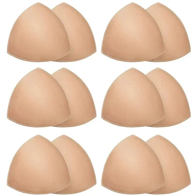 Removable Soft Bra Pads Inserts – Push-Up Breast Enhancer Cups for Sports Bras, Bikini & Swimsuit Comfort Fit