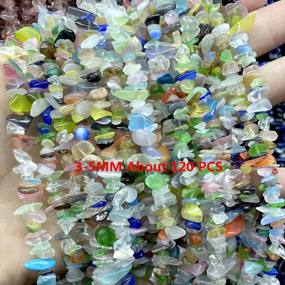 Natural Gemstone Beads - Agate Quartz Turquoise Faceted Rondelle Spacer Beads for DIY Jewelry Making & Bracelets
