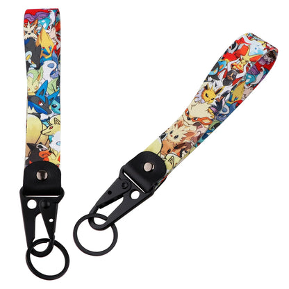Anime Dinosaur Keychain Lanyard – Cute Car Keyring Toy Bag Pendant & Key Holder Gift