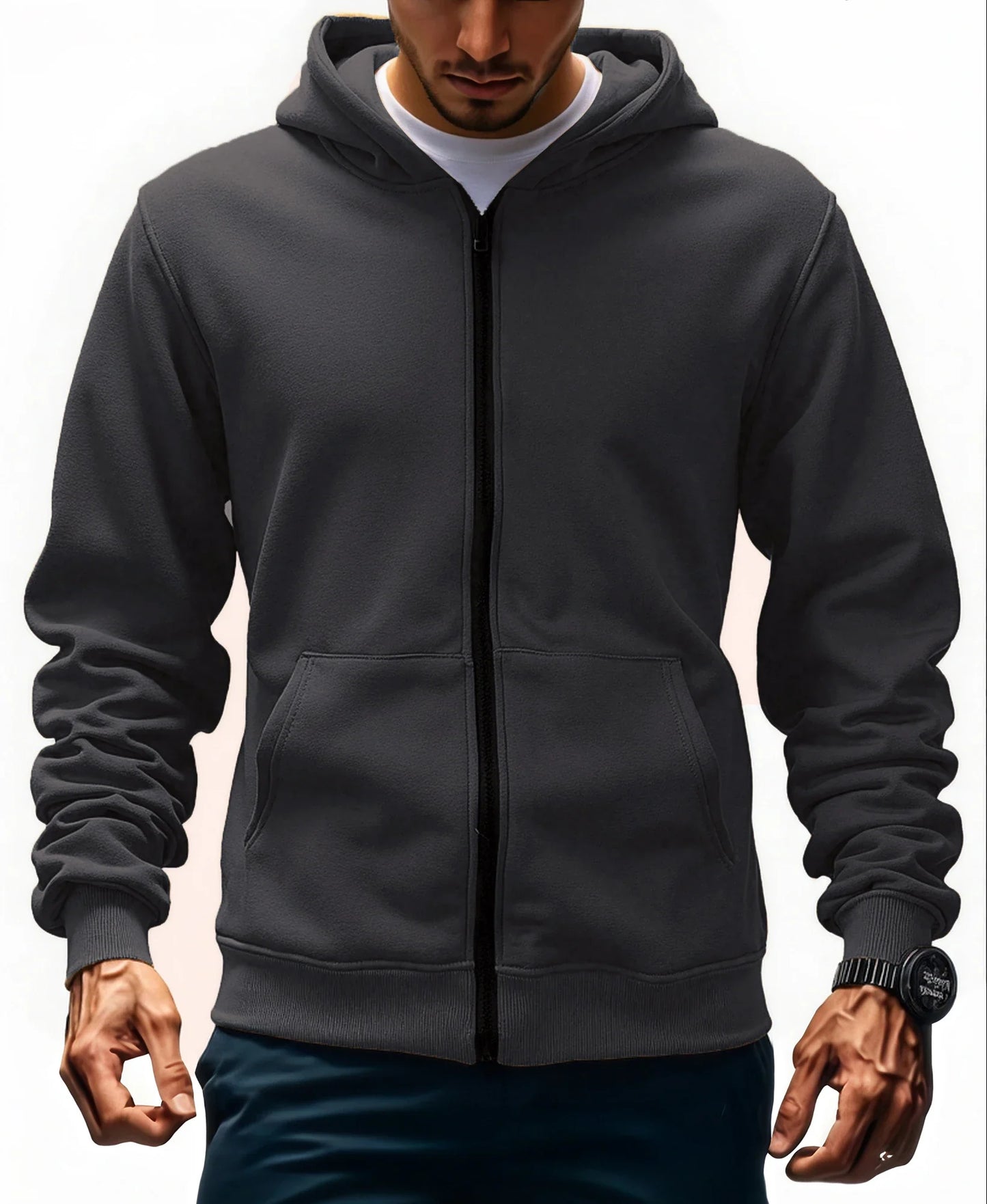 Autumn/Winter Loose Cotton Hoodie – Unisex Casual American Fashion Backpack Style