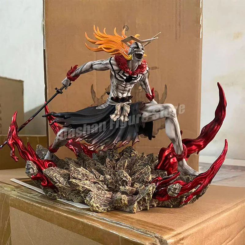 23cm Bleach Hollow Ichigo Action Figure — Saigo No Getsuga Tenshou Hollowfied Kurosaki Ichigo Collectible Statue Toy