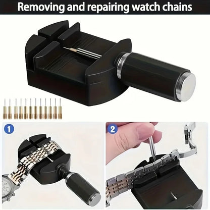 Watch Link Removal Tool Kit - Watch Band Pin Remover & Strap Adjustment Repair Tool Set