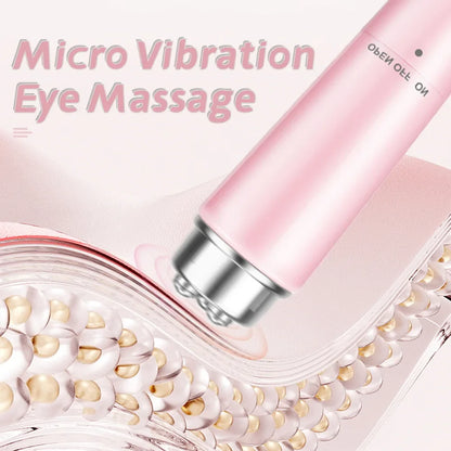 4 in 1 Electric Facial Massager - Micro Vibration Eye Beauty Instrument for Relaxation, Dark Circles, Puffiness and Eye Bags