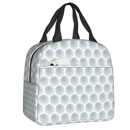 Golf & Beer Insulated Lunch Bag - Reusable Thermal Cooler for Work, School & Sports