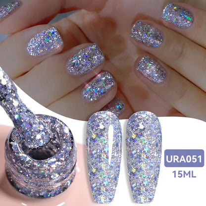 UR SUGAR 15ml Jelly Gel Polish - Milky White Translucent UV Soak Off Nail Art Varnish