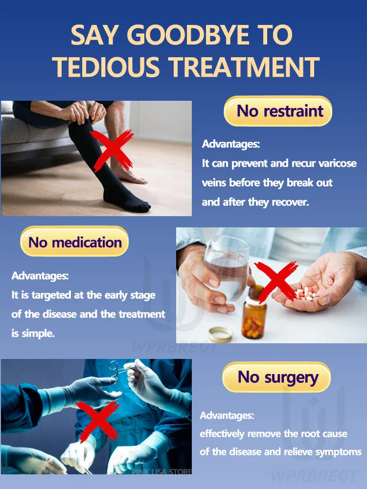 2nd Gen Varicose Vein Laser Therapy Device – Relieves Spider Leg Pain, Treats Vasculitis & Phlebitis