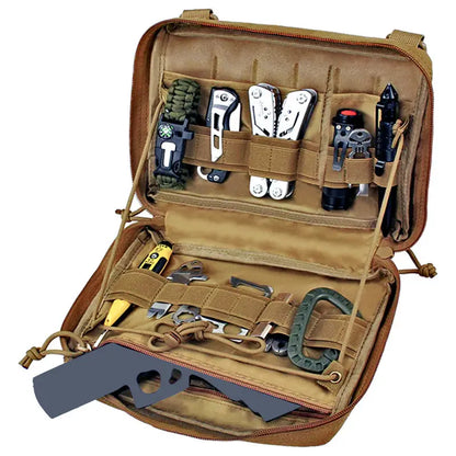 MOLLE Medical Utility Pouch - EMT Tactical Emergency Pack for Camping Hunting EDC Multi-Tool Gear Accessories