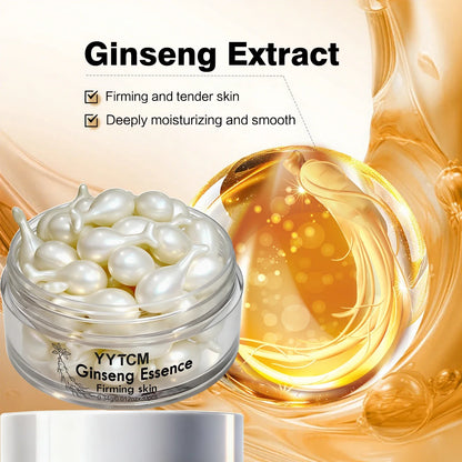 Ginseng Essence Capsules - Moisturizing Firming Serum with Retinol, Niacinamide & Vitamin E