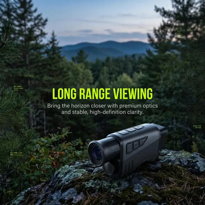 Portable Night Vision Monocular - Handheld Outdoor Telescope for Camping & Field Observation