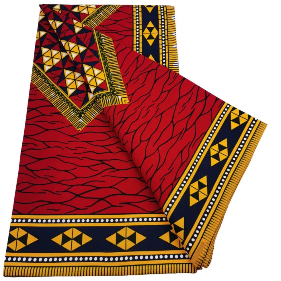 100% Cotton Real Wax Ankara Fabric - 2026 African Print Wedding Dress Sewing Fabric
