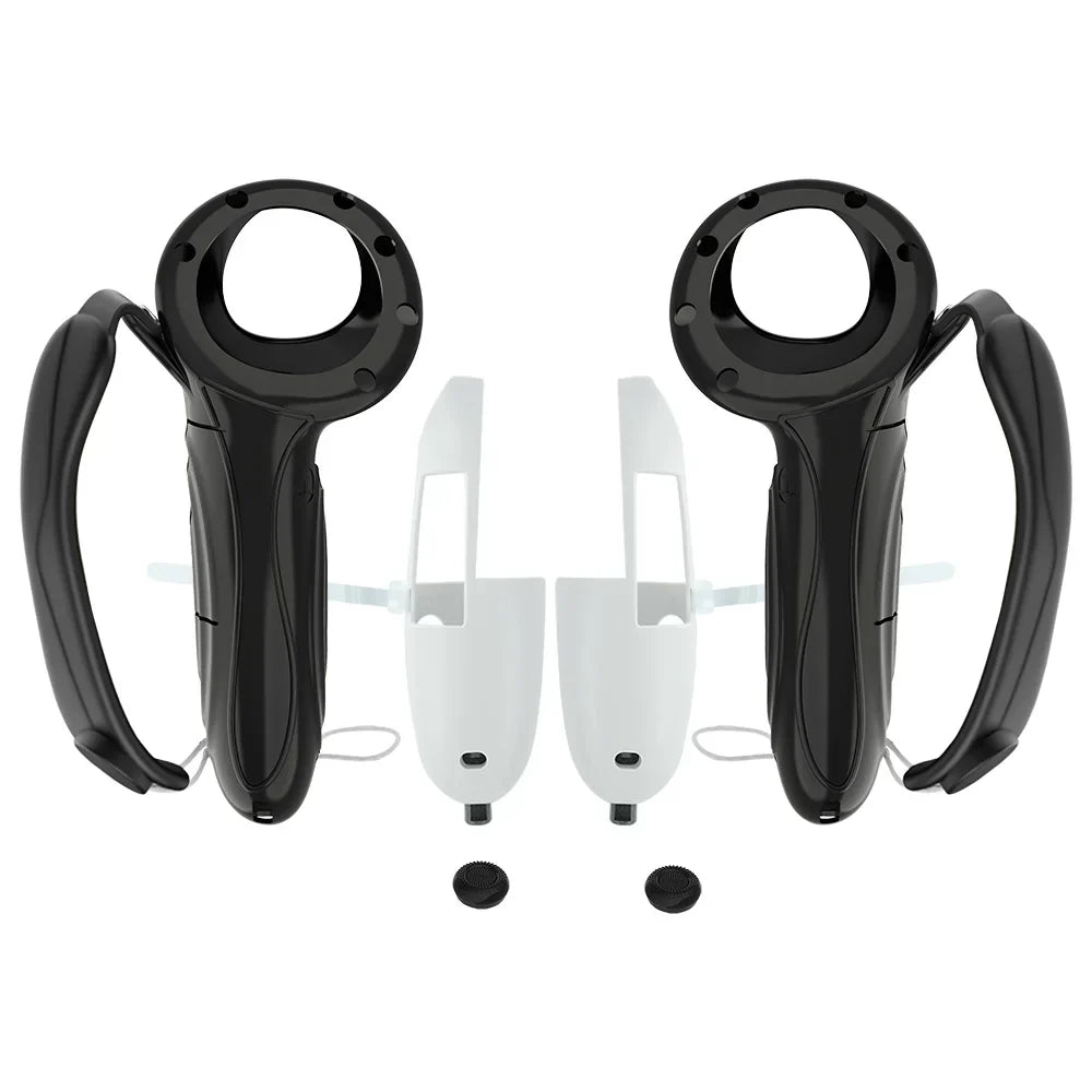Handle Control for Meta Quest 3S – Strap Controller Grip with Battery Open Touch & Bumper Shelf Accessory