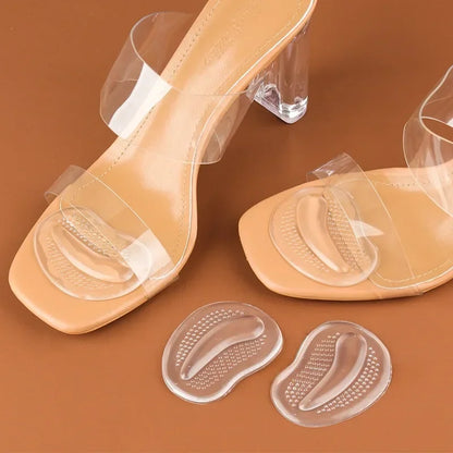 Silicone Forefoot Gel Pads - Self-Adhesive Non-Slip Cushions for High Heels & Sandals