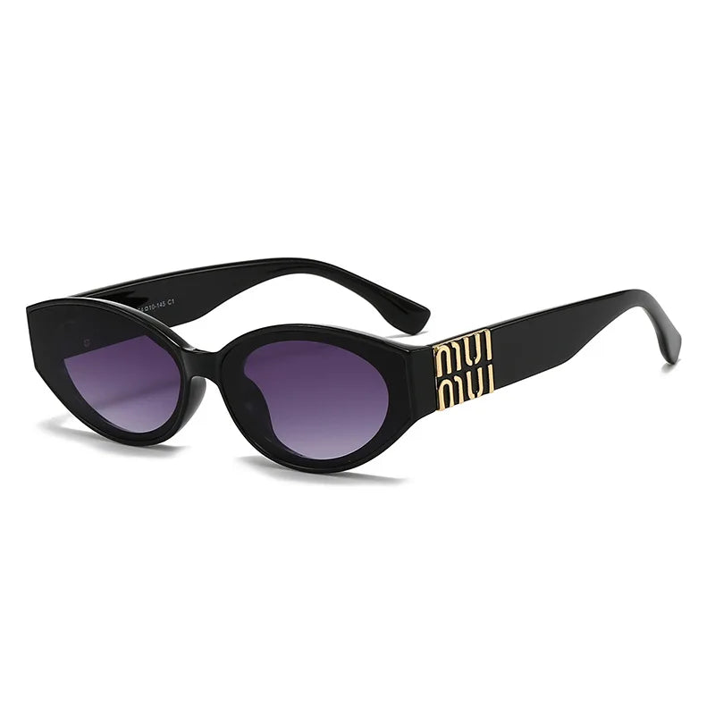 Luxury MUI MUI Designer Glasses – Stylish Cateye Eyewear for Women & Men, UV400 Protection