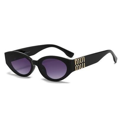 Luxury MUI MUI Designer Glasses – Stylish Cateye Eyewear for Women & Men, UV400 Protection