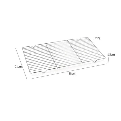 Nonstick Cake Cooling Rack - Metal Baking Grid Tray for Cookies, Bread, Biscuits & Pastry Cooling